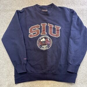 Vintage Illinois State University Sweatshirt SIU‎ Navy Jansport USA Made